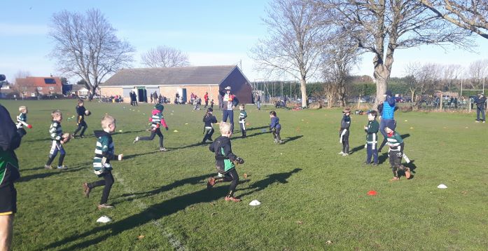 U7s and U8s Training Session - 3rd February 2019 - Ash Rugby Club Gallery